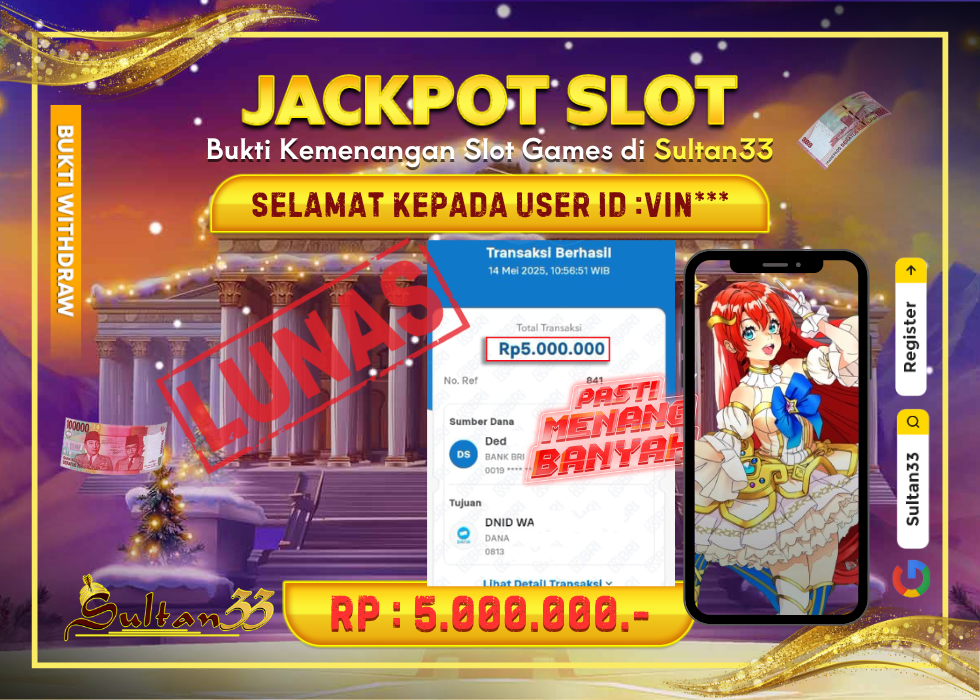 JACKPOT SLOT PRAGMATIC STARLIGHT PRINCESS RP.5.0.000,- LUNAS DI SULTAN33!