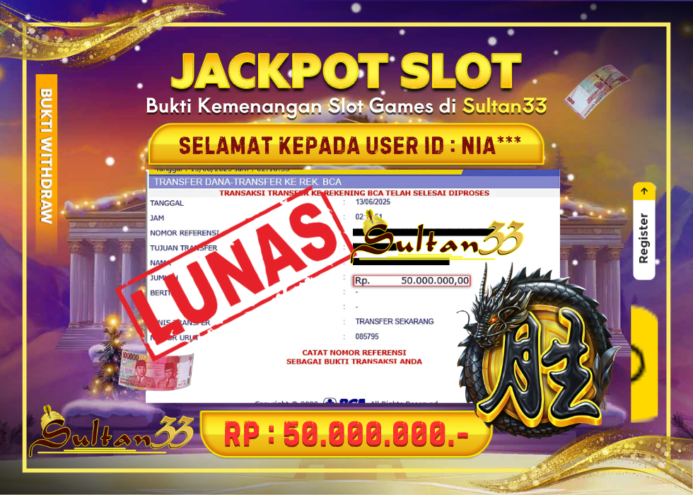 JACKPOT SLOT PRAGMATIC PLAY MAHJONG WINS 3 RP.50.000.000,- LUNAS DI SULTAN33!